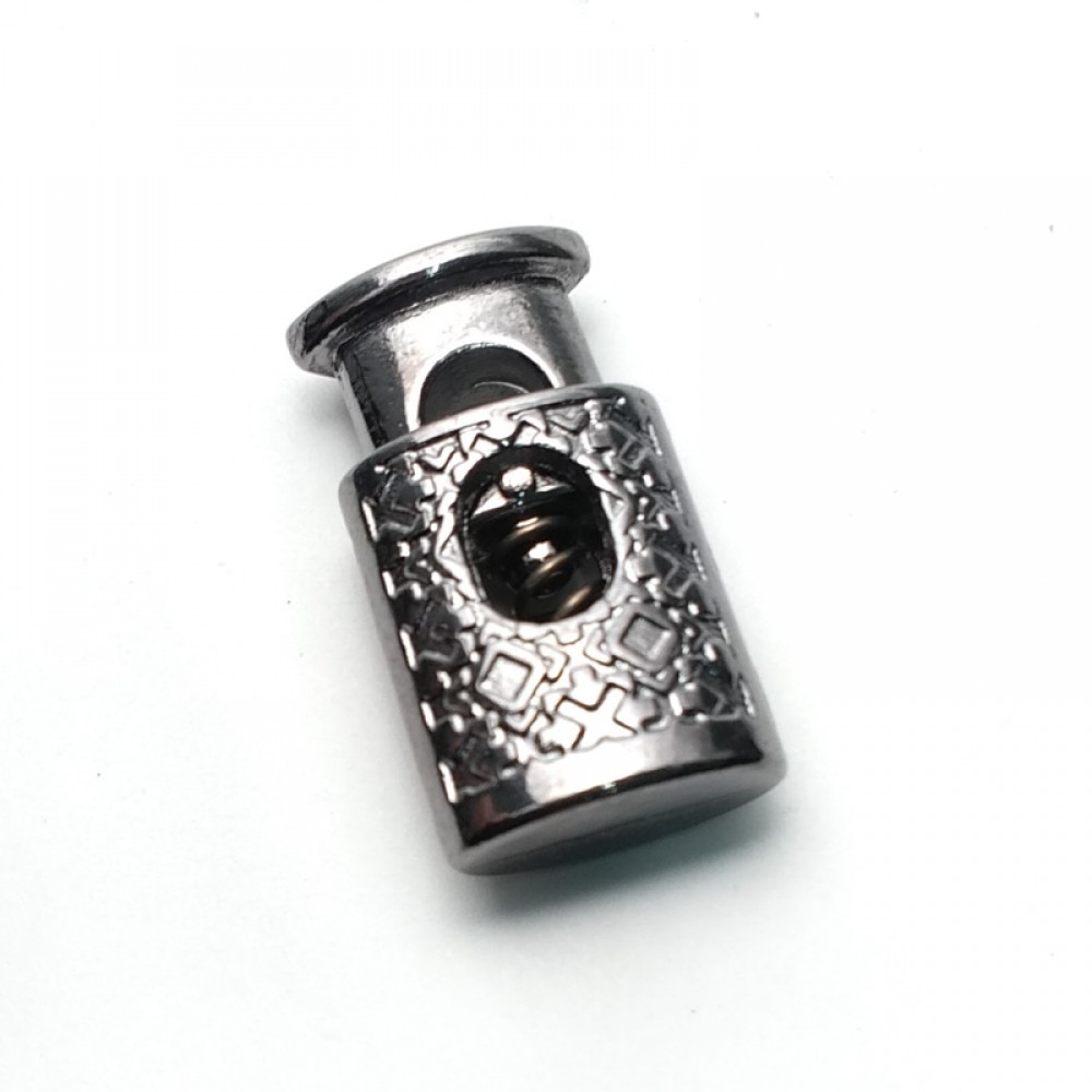 Metal Stopper One Hole Cord End 22 mm Textile Metal Accessories